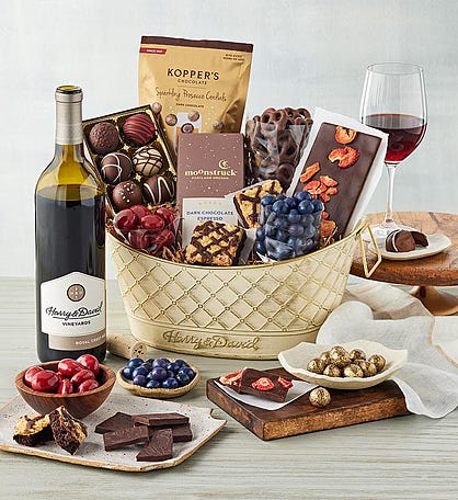 Mother's Day Chocolate and Wine Gift